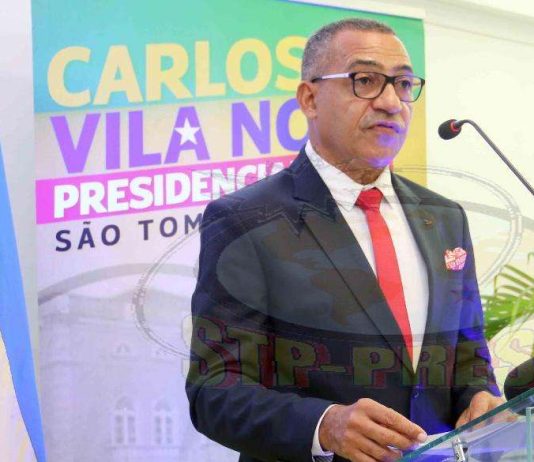 Presidente Carlos Vila Nova anuncia recandidatura as eleições presidenciais de 19 de julho